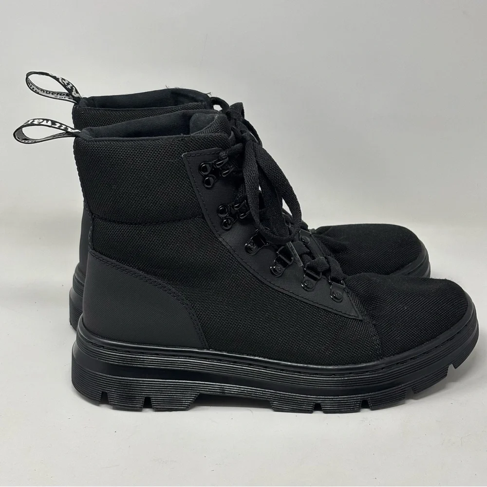 Dr. Martens Combs Women’s Pooh Casual Black Lace Up Boots Size 9 - Picture 6 of 11